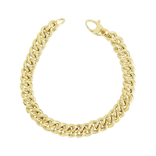 14K CUBAN LINK CHAIN BRACELET